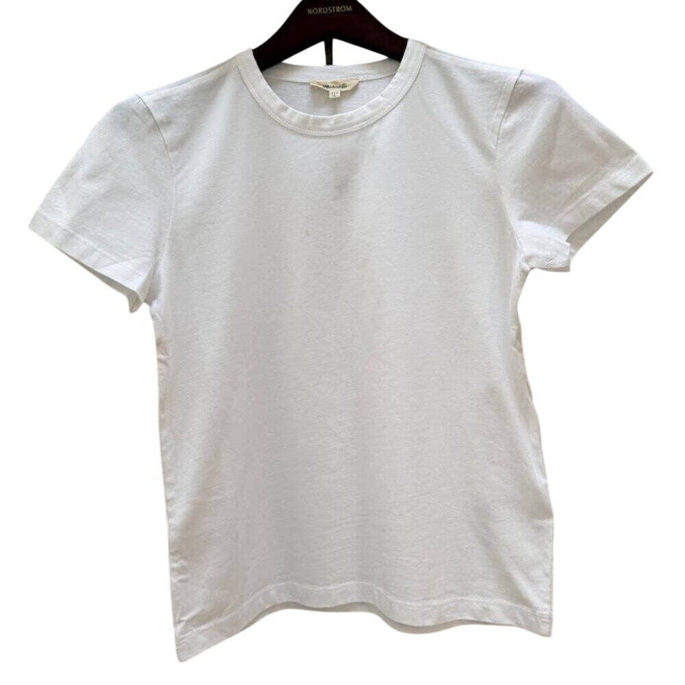 Madewell Classic Crewneck Tee – White – NWT‎ – XXS *small imperfection*